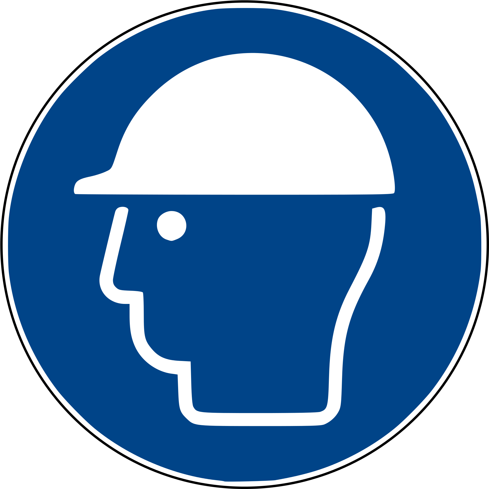 Iso 7010 M014 - Health And Safety In The Workplace (1963x1963)