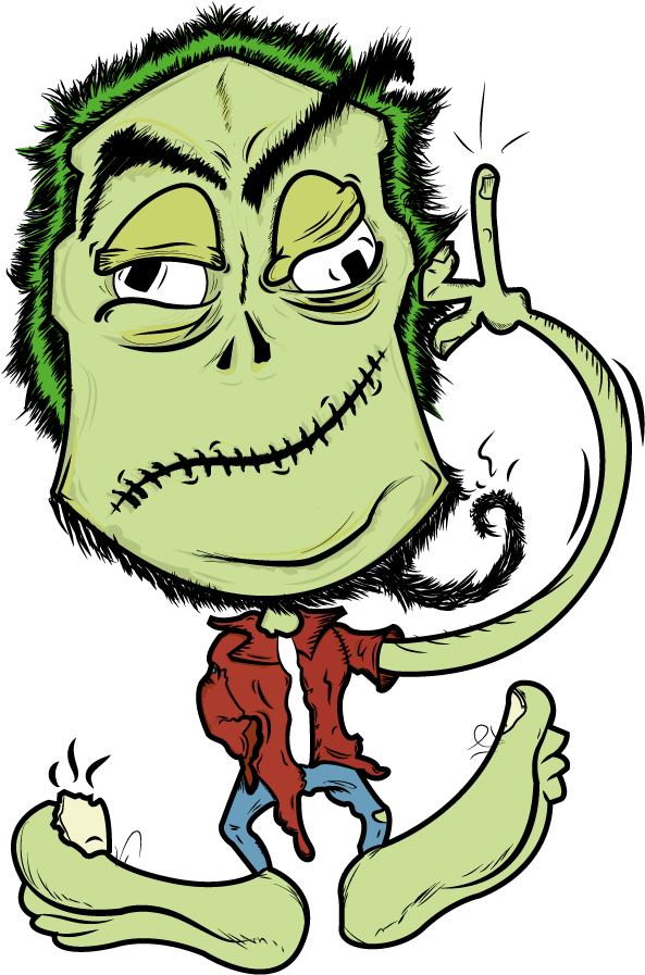 Leprechaun Gnomo Fantasy Cartoon Ugly Draw Weird Creepy - Illustration (842x1191)
