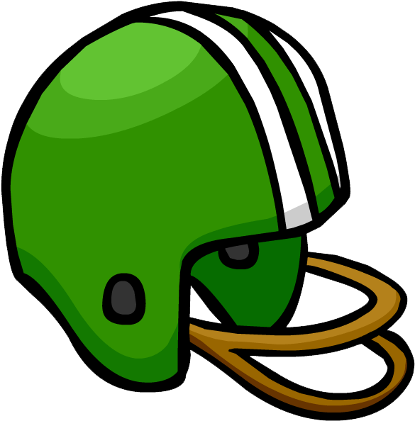 Green Football Helmet - Football Helmet (603x628)