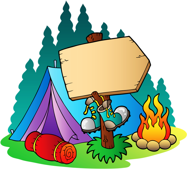 Camp Clipart (800x733)