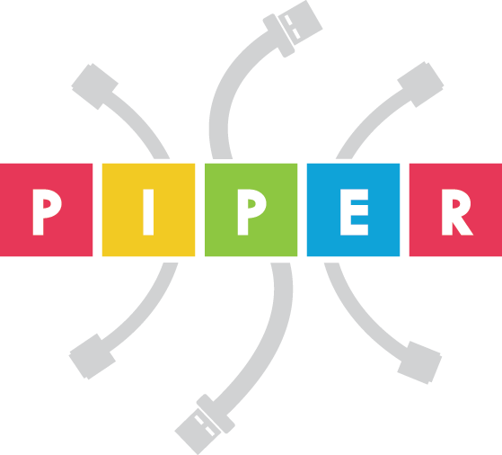 Piper At Camp Blue Sky @ Leafspring School Three Chopt - Piper Minecraft Logo (559x506)