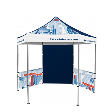 Advertising Tent Plus Hex Pavilion 10' X 10' - Canopy (385x385)