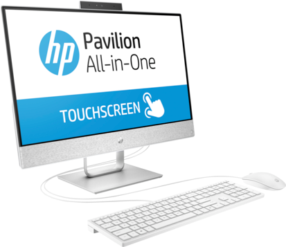 Hp Pavilion All In One - Hp Pc-system Pavilion 24 All-in-one Pc 24-x053ng, Weiß (474x356)
