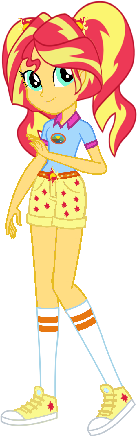 Au Camp Everfree Sunset By Sunsetshimmer333 - Legend Of Everfree Au (517x1547)