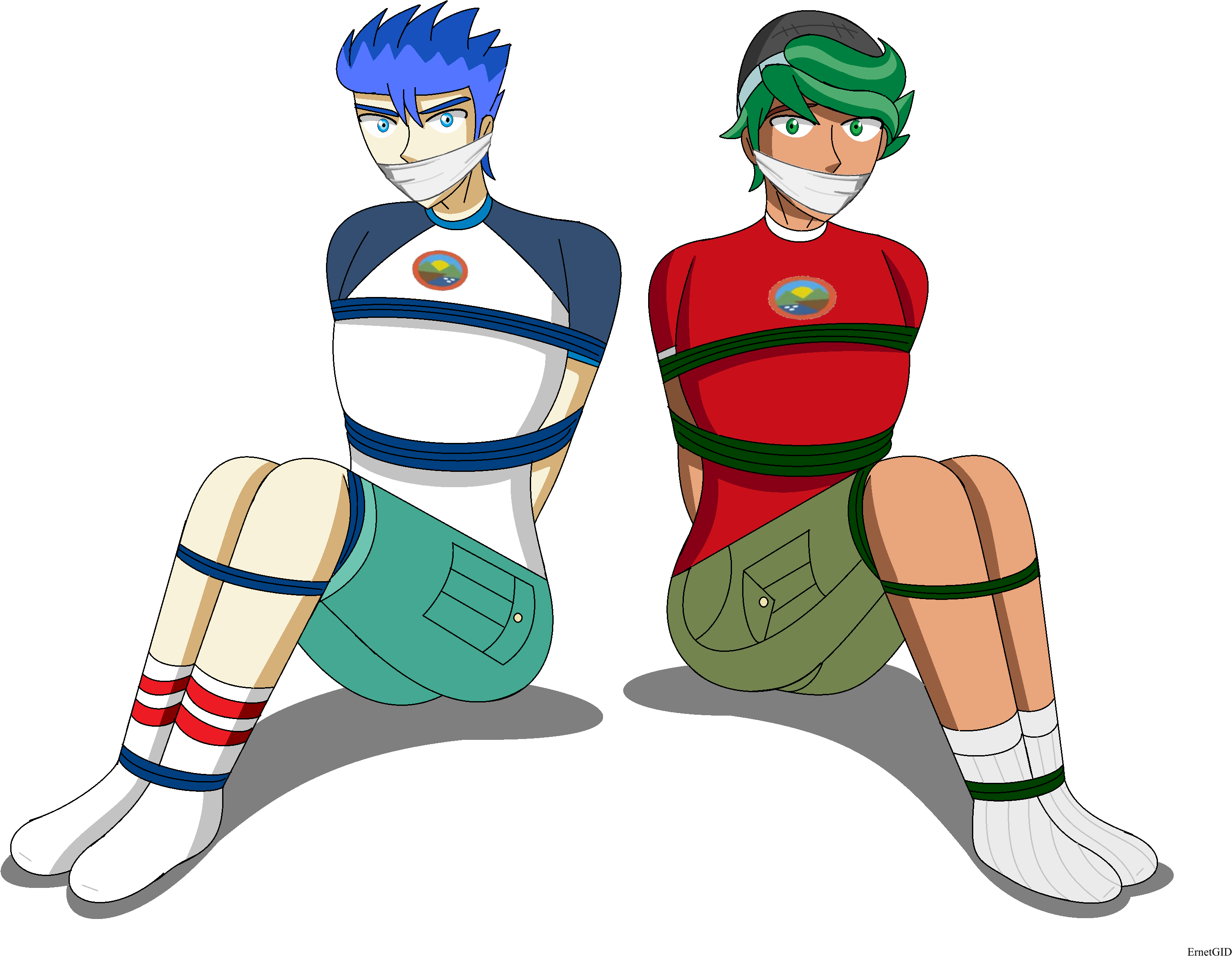 Ernetgid, Bondage, Equestria Girls, Flash Sentry, Human, - Cartoon (2992x2344)