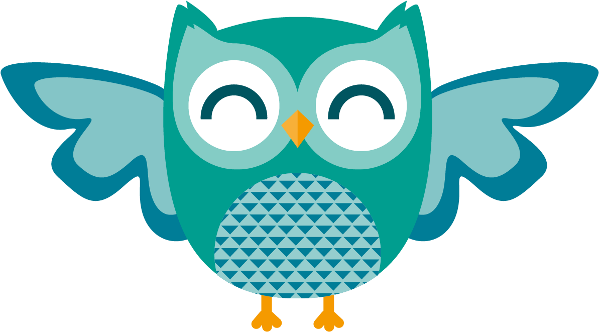 Owl Sticker Wall Decal Clip Art - Cute Owl Cartoon Png (1208x746)