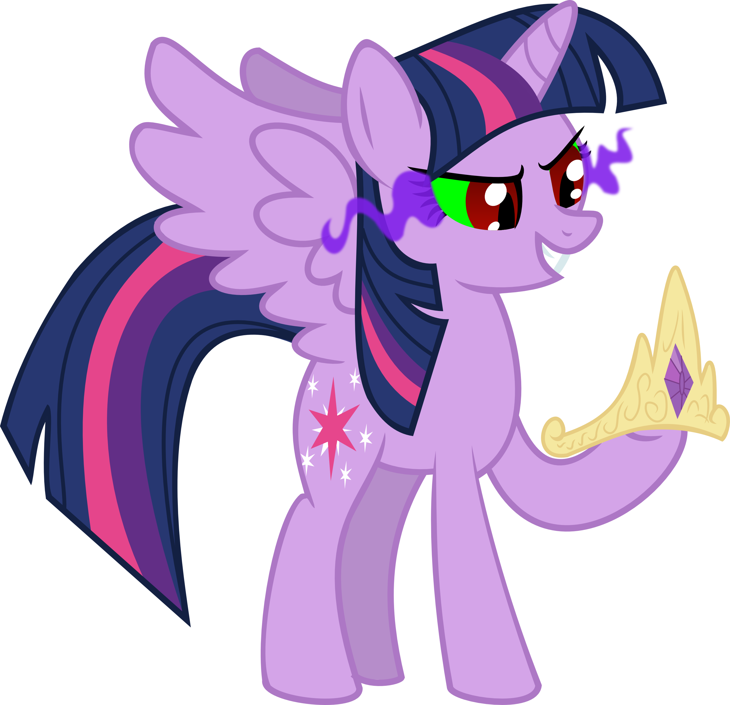 Queen Of Equestria By Ssilverbeeze - Eqd (2853x2753)