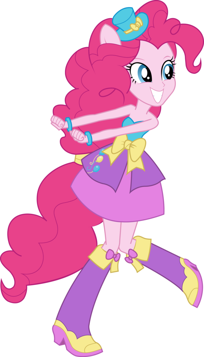 Pinkie Pie Dance Vector Update V2 - Mlp Eg Pinkie Pie (676x1183)