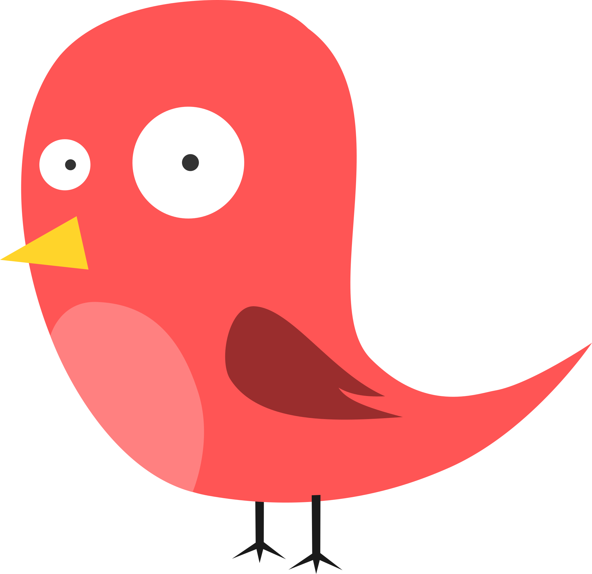 Cartoon Bird (2000x1938)