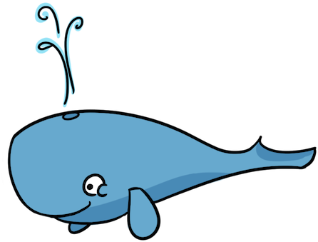 Cuento Infantil Ballena Mar - Clip Art (547x420)