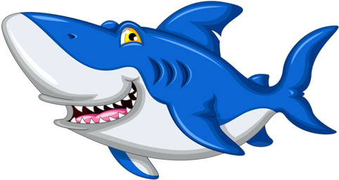 3 - Tubarão Desenho Animado (500x283)