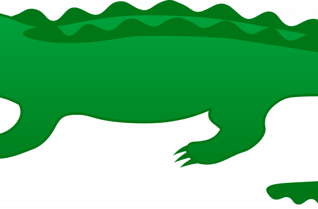 Cute Images Free Download - Crocodile Clip (640x420)