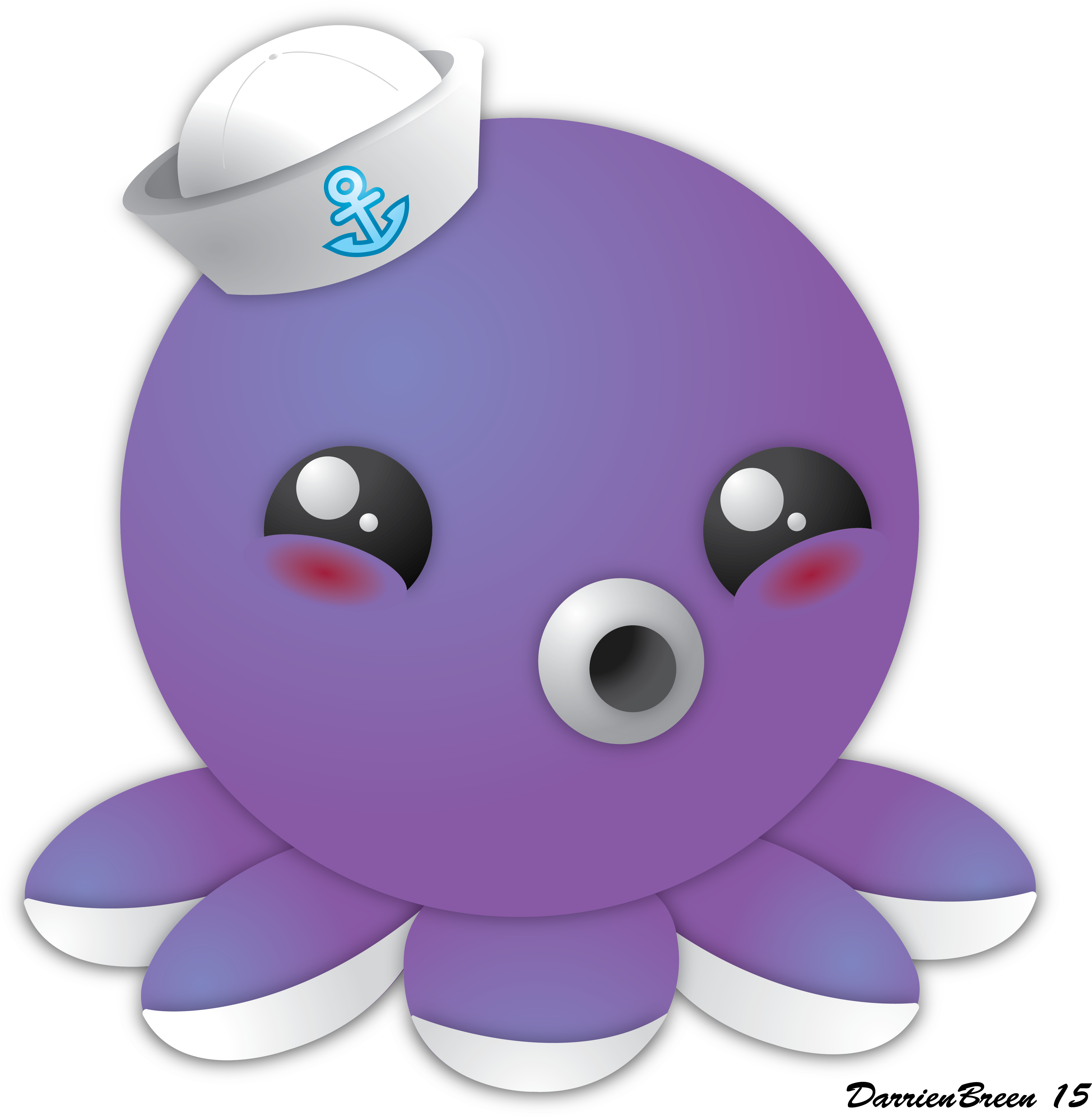 Kawaii Topus By Darrien Breen - Topus (4183x4249)