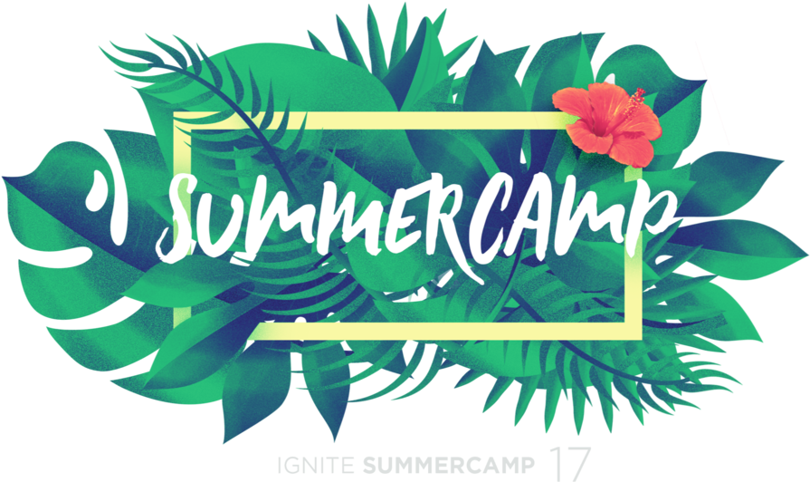 Summer Camp Graphic Design Logo Camping - Summer Camp Graphic Design Logo Camping (1000x595)