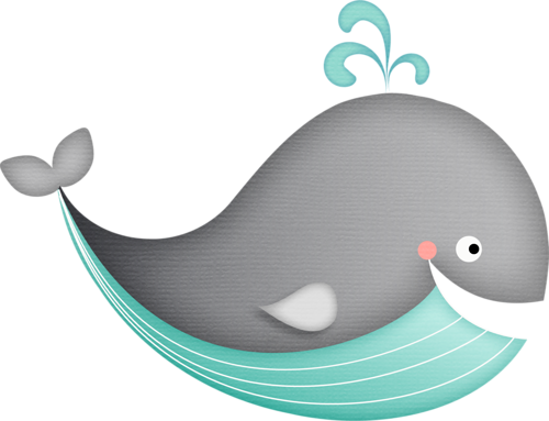 Bonitas - Whale Clip Art .png (500x383)