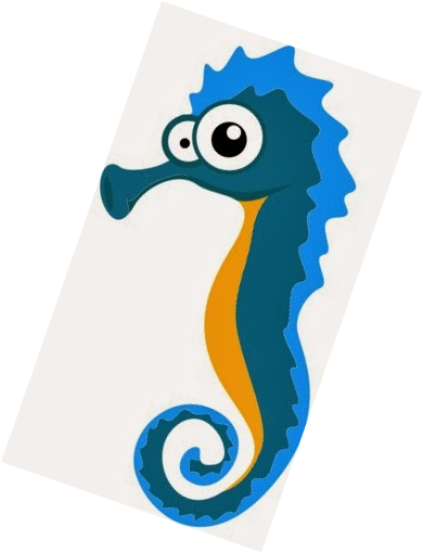 Letra De La Canción Un Caballito De Mar, Y El Vídeo - Kids Canvas Wall Art Under The Sea Canvas Growth Chart (390x510)