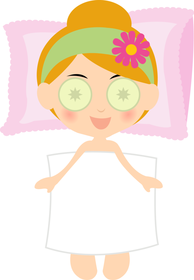 Fiesta Niños - Spa Day Clipart (624x900)