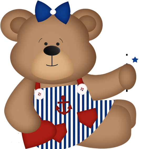 Álbuns Da Web Do Picasa - Ursinha Marinheira Png (547x576)