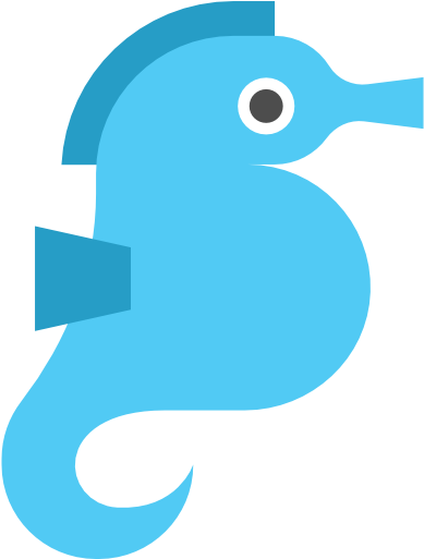 Caballito De Mar Icono Gratis - Cartoons Sea Animals Png (512x512)