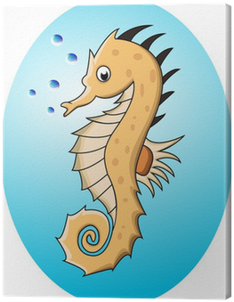 Cuadro En Lienzo Historieta Divertida Del Caballo De - Clip Art (400x400)