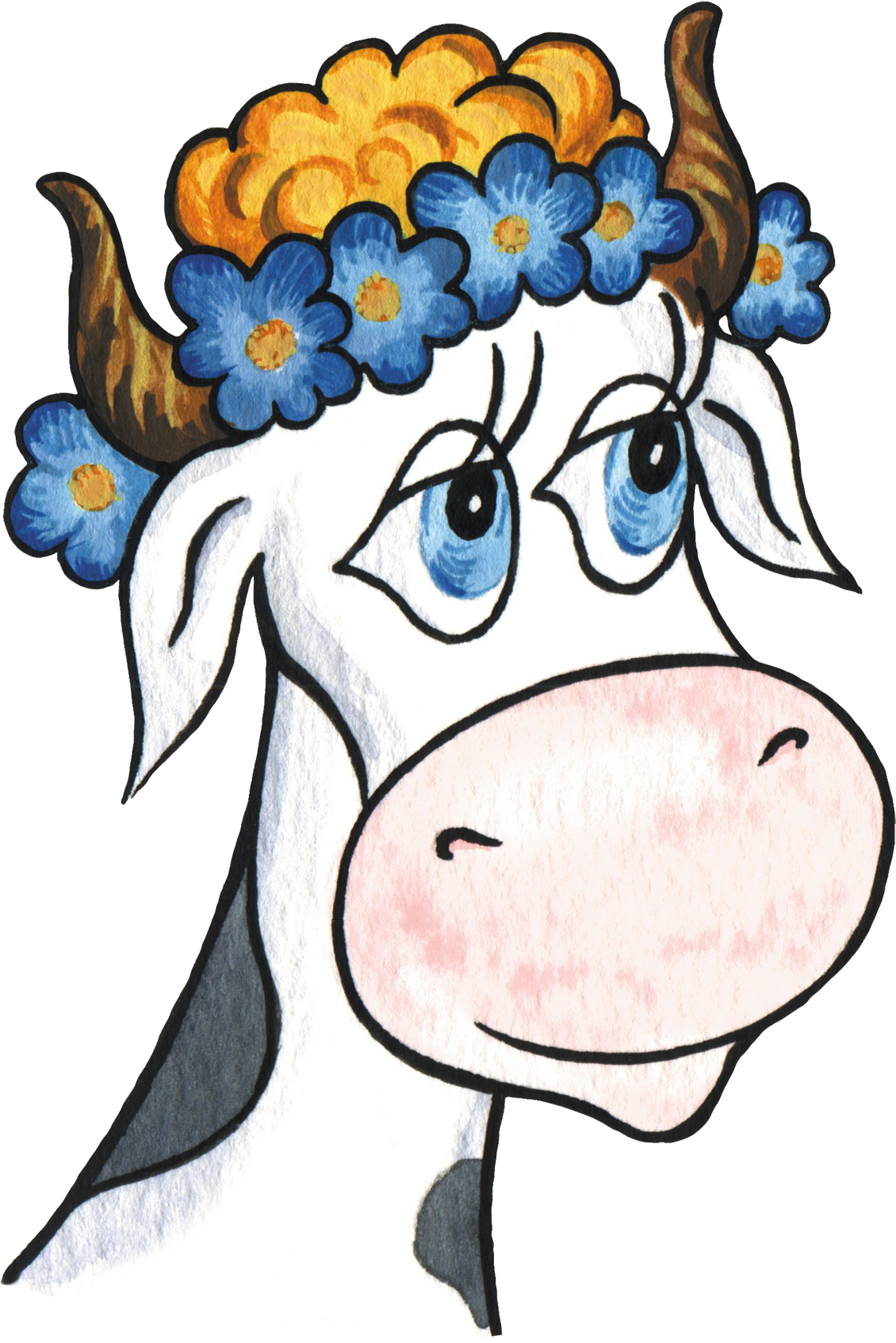Корова - Taurine Cattle (1130x1694)