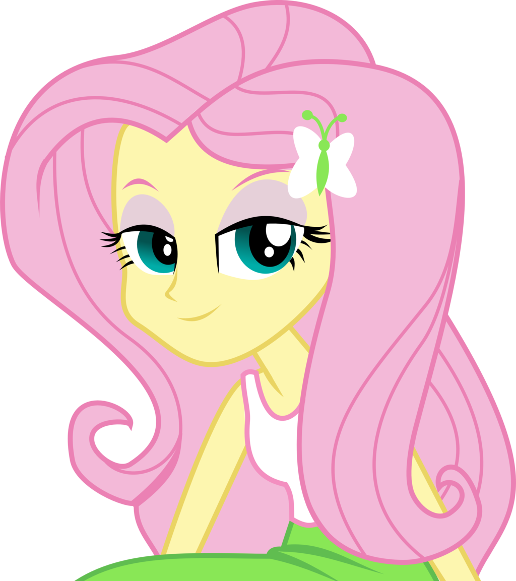 Equestria Girls Fluttershy By Nero-narmeril - My Little Pony Fluttershy Equestria Girl (1024x1153)