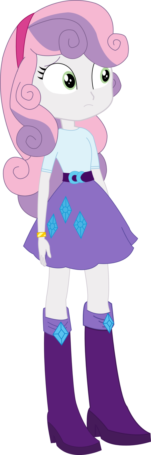 Equestria Girls Sweetie Belle By Justinkwork On Deviantart - Sweetie Belle (515x1547)