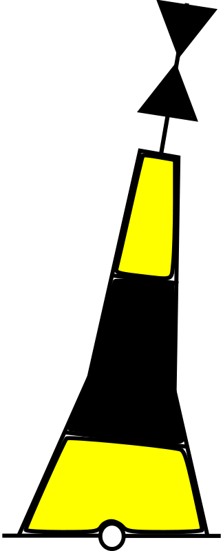 Free Cardinal Beacon West - Cardinal Mark (324x800)