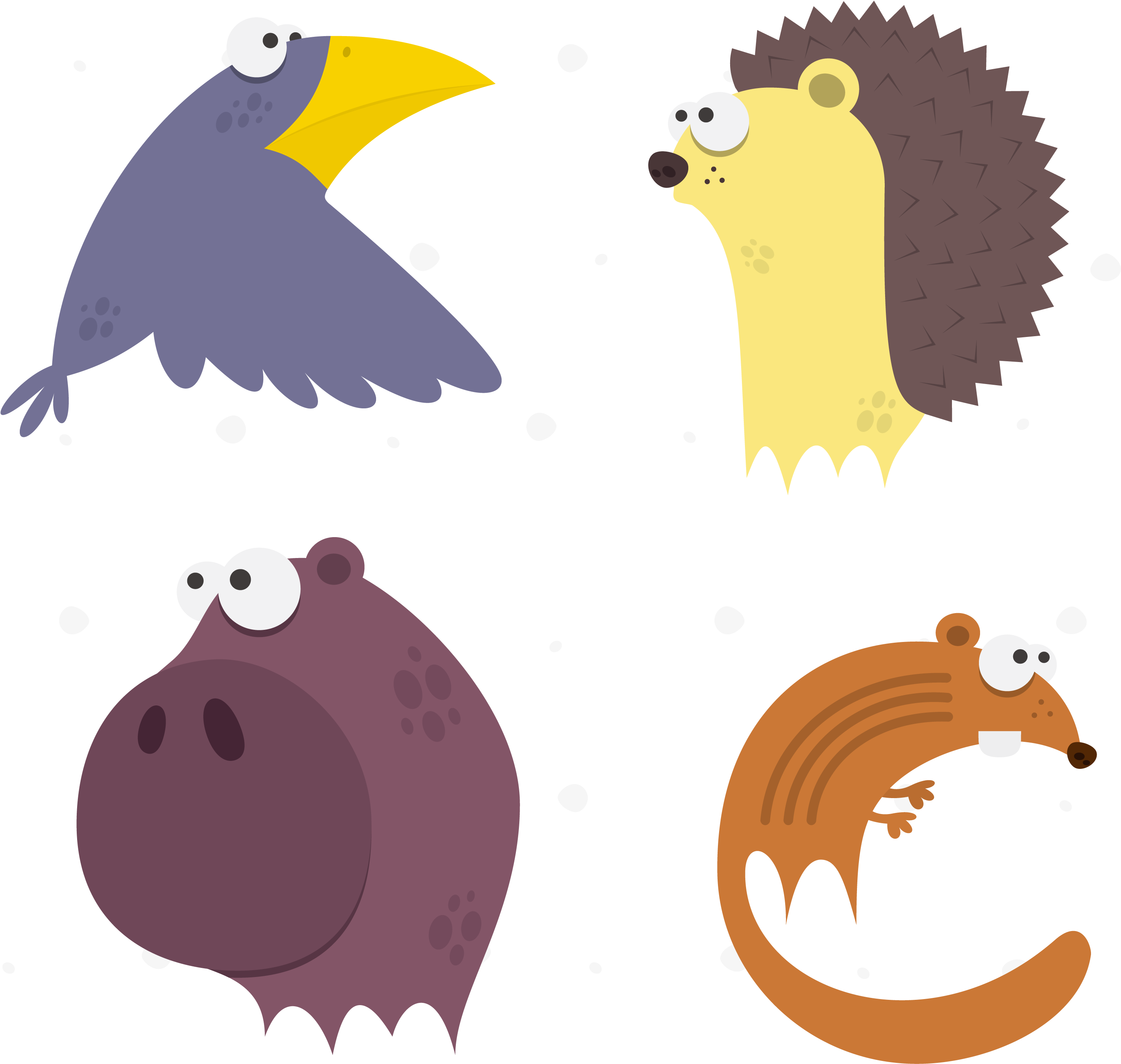 Cute Animals Vector Set - Cute Animals Vector (3333x3333)