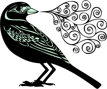 Flying In A Green Light, Even The Bawds Of Euphony - Euphony Clipart (457x381)