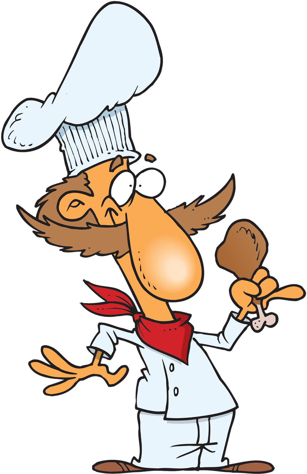 Chef Fried Chicken Food Chicken Meat Clip Art - Chef Fried Chicken Food Chicken Meat Clip Art (1036x1600)