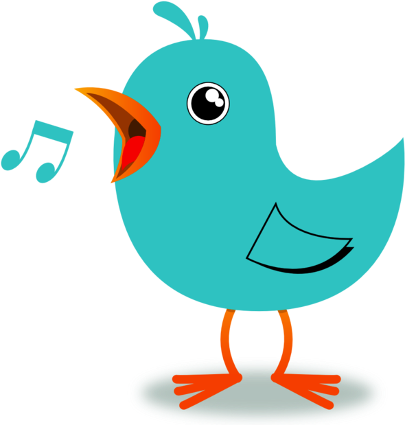 Singing - 2 Little Dicky Birds Clipart (640x635)