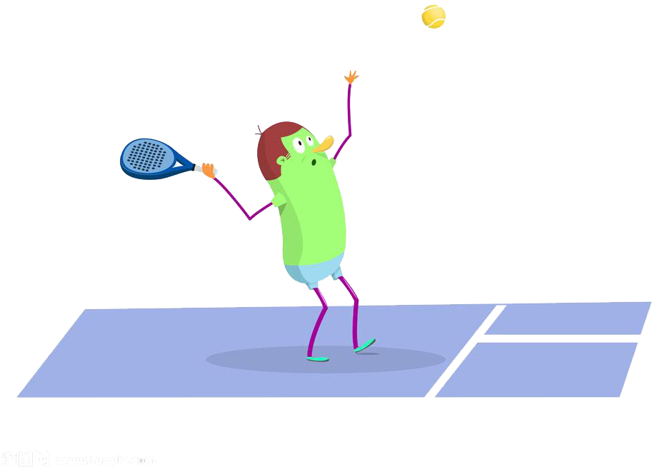 Logo Tennis Illustration - Logo Tennis Illustration (1000x750)