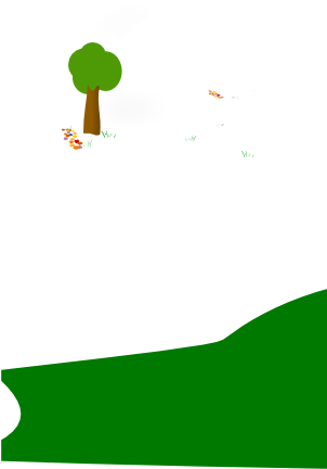 Tree Sun Cartoon Clip Art - Clip Art (600x475)