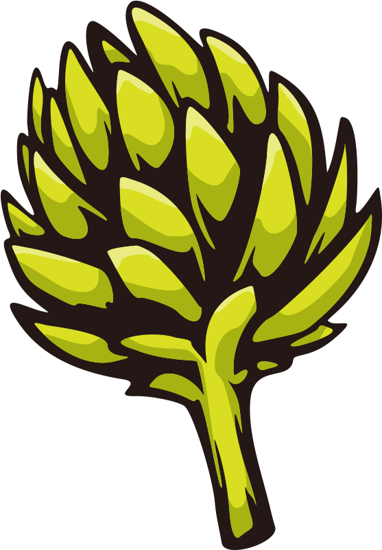 Artichoke Clip Art - Stroke (800x800)