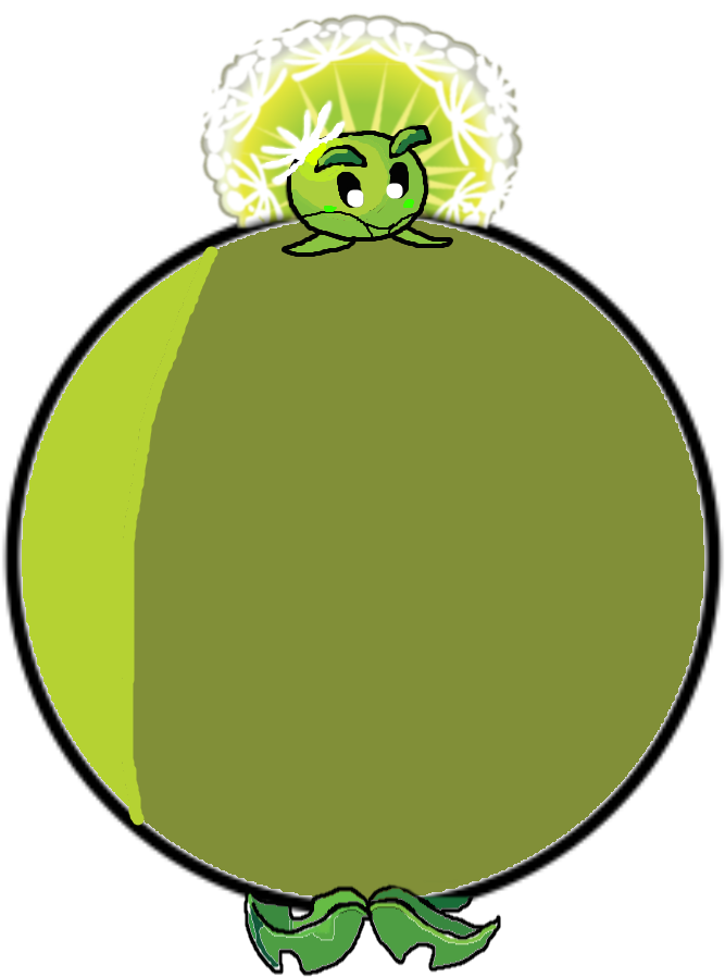 Inflated Dandelion By Spongecat1 - Illustration (800x1000)