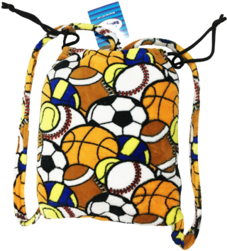 Fuzzy Sports Collage Blanket Backpack Www - Shoulder Bag (350x467)