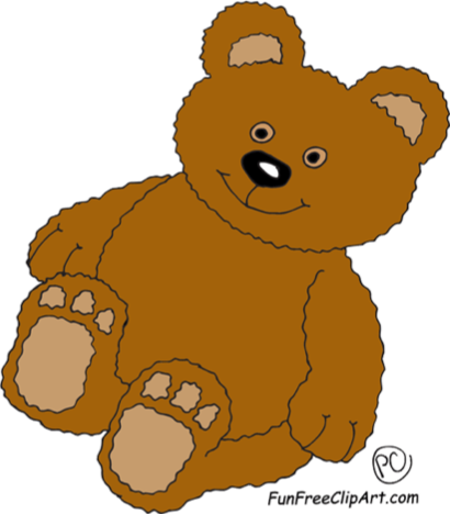 Teddy Bear Cat Snout Clip Art - Teddy Bear (410x468)