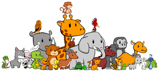 Animal Kingdom Clipart Autumn Term 2 Animal Kingdom - Animals Animated Png (526x235)