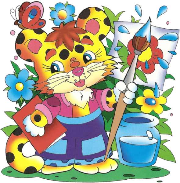 Cartoon School Animals - Clip Art (600x600)