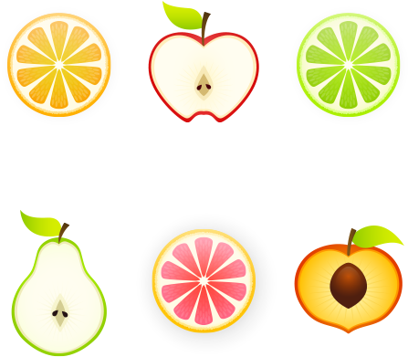 Fruit Slices Illustrations Download Free Vector And - Fruit Illustration Png (1200x628)