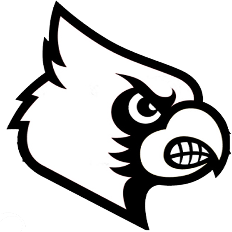 Louisville Cardinals Logo Coloring Pages, Louisville - Louisville Cardinals Logo Png (1024x1024)