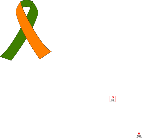 Ribbon For Kidney Walk Clip Art At Clker - Ribbon (600x582)