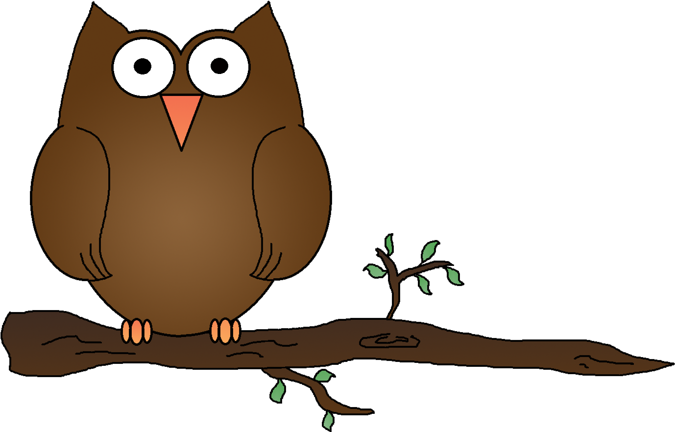 Gallery For Owl On Branch Clipart - Clip Art (1398x900)