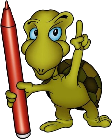 Cartoon Animals With School Crayons And Pencils - School Cartoon Animal Painting (600x600)