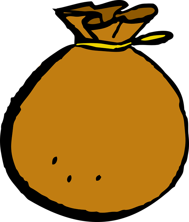 Brown Cartoon Cliparts 20, Buy Clip Art - Sack Clip Art (614x720)