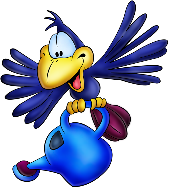 Il Mondo Di Diddl - Clipart Oiseaux Au Printemps (800x721)