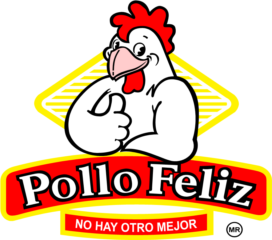They Even Have The Same Smiling Chicken With Thumbs - Pollo Feliz (890x786)