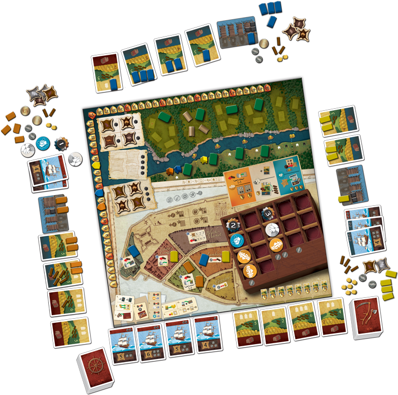 Un Jeu De Placement/gestion Apparement - New Amstersdam And The Dutch West India Trading Company (800x877)