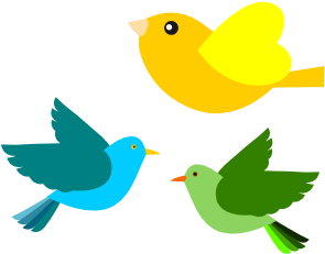 Book Passarinho Birds 13 - Spring Birds Clipart (333x471)